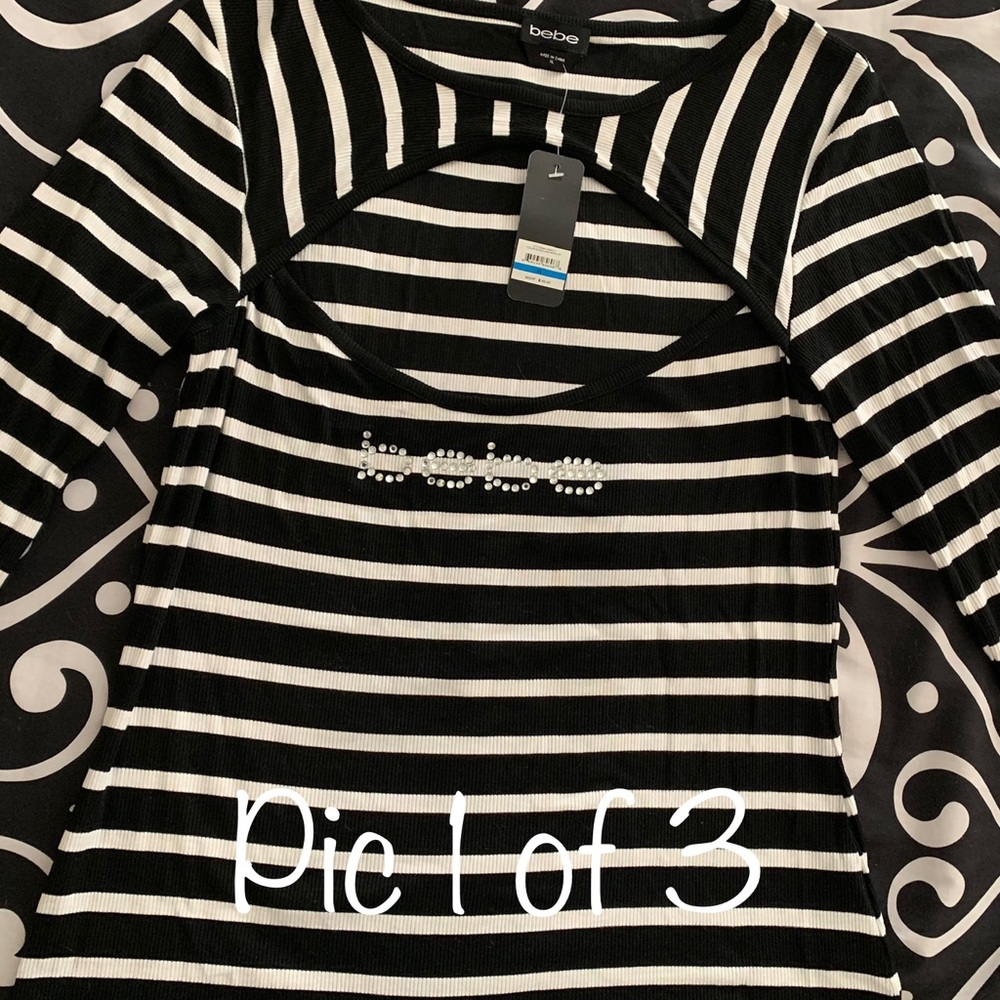 NEW with tag  BEBE women’s top XL